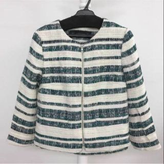 ザラ(ZARA)のタイムセール❣️新品★ZARA★ザラ★ツイードジャケット(ノーカラージャケット)