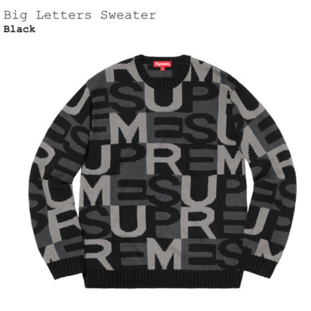 Supreme Big Letters Sweater ニット クルーネック