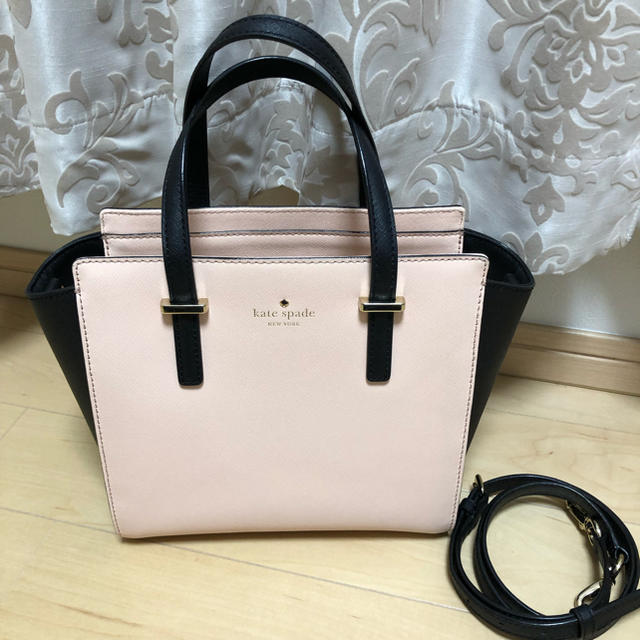 kate spade♠︎バイカラーハンドバッグ♠︎small hyden