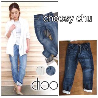 チュージーチュー(choosy chu)のchoosy chu ドビーデニム(デニム/ジーンズ)