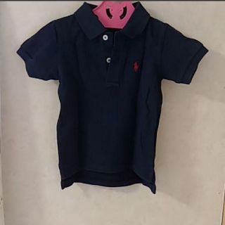 ラルフローレン(Ralph Lauren)のUSED♪ラルフローレン半袖ポロシャツ　ネイビー80(シャツ/カットソー)