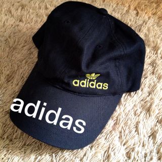 アディダス(adidas)のadidas♡cap/ネイビー(キャップ)