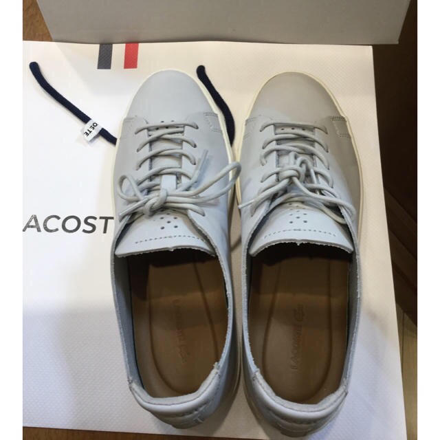 スニーカーラコステ LACOSTE ライトグレー スニーカー