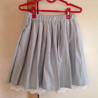 レトロガール(RETRO GIRL)の裾レーススカート(ひざ丈スカート)