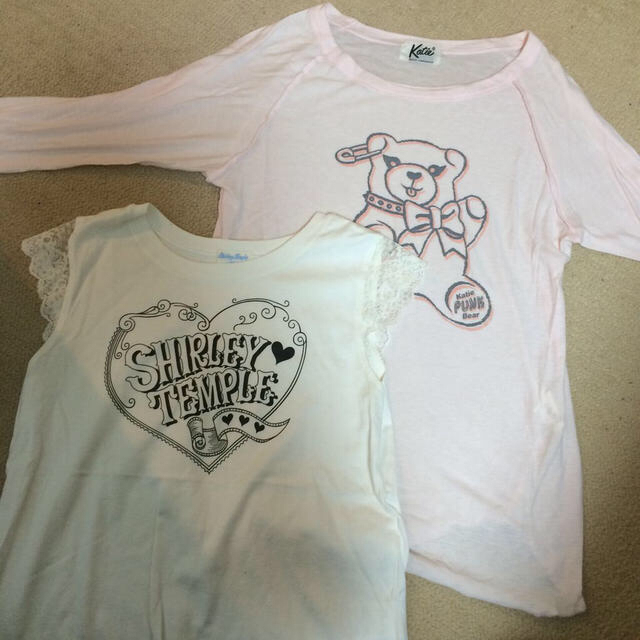 Katie(ケイティー)のkatie&Shirley☆AMOセット レディースのトップス(Tシャツ(長袖/七分))の商品写真