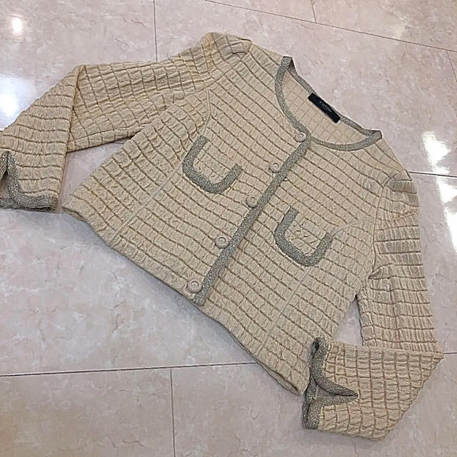 COTOO(コトゥー)のCOTTO ニットジャケット レディースのトップス(ニット/セーター)の商品写真
