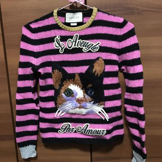 GUCCI猫ニット