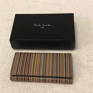 ポールスミス(Paul Smith)のポールスミス  キーケース  NEWアウトサイド マルチストライプ(キーケース)