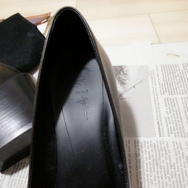 Yohji Yamamoto(ヨウジヤマモト)のヨウジヤマモト◆discord◆極美品♡レザーヒールパンプス レディースの靴/シューズ(ハイヒール/パンプス)の商品写真