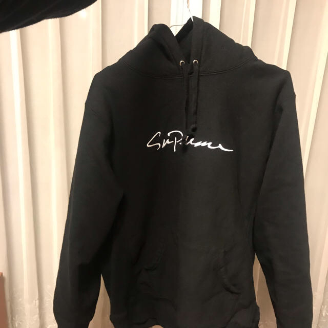 supreme classic script hoodie