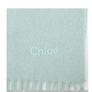 クロエ(Chloe)の【新品未使用】Chloe 洗えるカシミア100%マフラー ミント グリーン(マフラー/ショール)