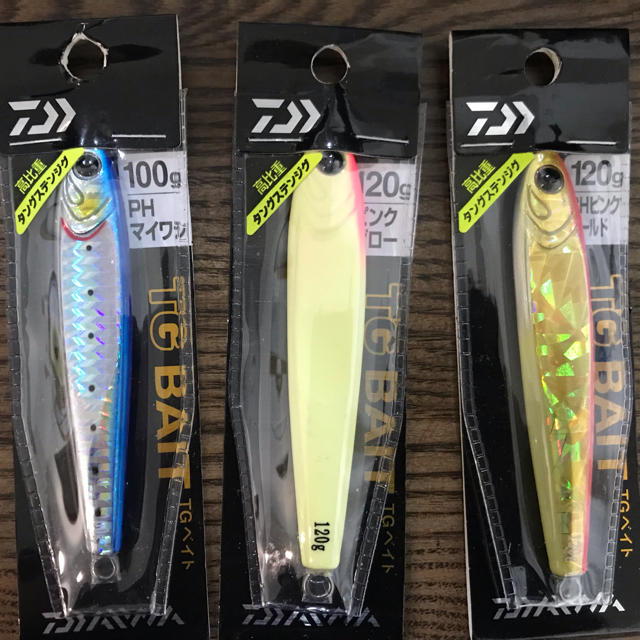 ダイワ TGベイト ３本セット 100g 120g - ルアー用品