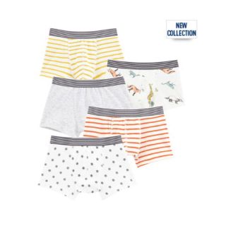 プチバトー(PETIT BATEAU)のshop様専用♡5ansプチバトー ミニマリニエール＆プリントトランクス５枚組 (下着)