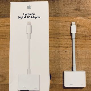 アップル(Apple)のapple純正  デジタルAVアダプター  HDMIケーブル付き  (その他)