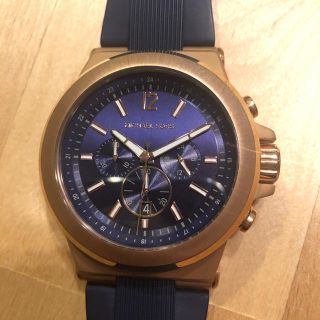 マイケルコース(Michael Kors)のmicheal KORS マイケルコース 腕時計 青 金(腕時計(アナログ))