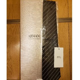 アルマーニ コレツィオーニ(ARMANI COLLEZIONI)のアルマーニ　ARMANI　ネクタイ　ブラック/グレイ(ネクタイ)