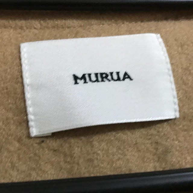 美品 MURUA ノーカラーファーコート 3