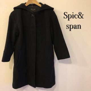 スピックアンドスパン(Spick & Span)のSpic&span スピック＆スパン ステンカラーコート ブラック(ロングコート)