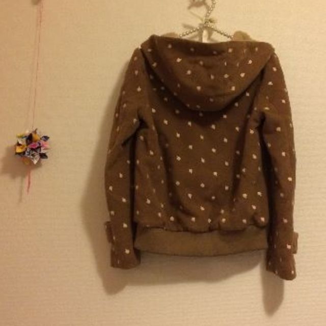 franche lippee(フランシュリッペ)のフランシュリッペ☆リンゴドット☆ショートコート☆りんご林檎 レディースのジャケット/アウター(ブルゾン)の商品写真