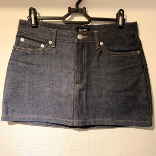 アーペーセー(A.P.C)のA.P.C デニムミニスカート 美品(ミニスカート)