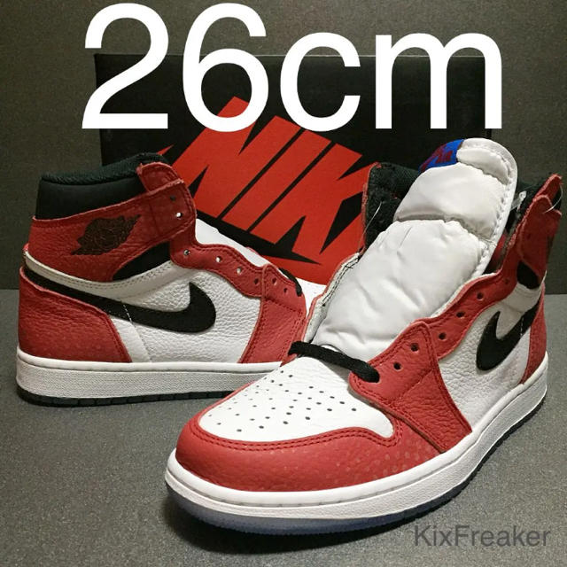 26 NIKE AIR JORDAN 1 Spiderman スパイダーマン