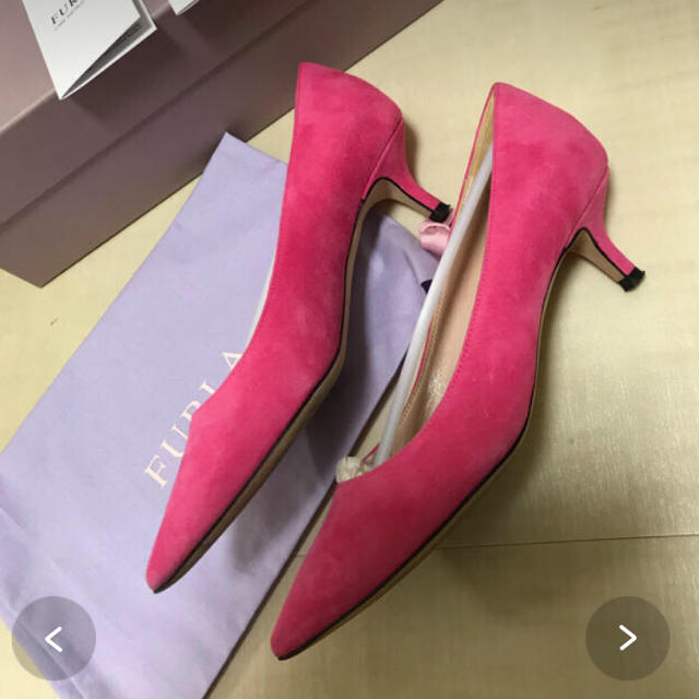 Furla(フルラ)のFURURA  オペラ カラースエードパンプス（ピンク） レディースの靴/シューズ(ハイヒール/パンプス)の商品写真