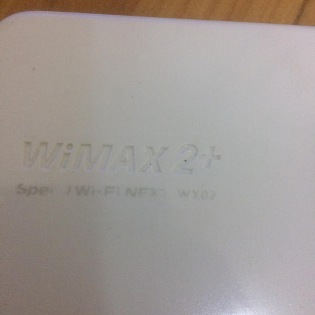 NEC(エヌイーシー)のWiMAX2＋ルーターです。 スマホ/家電/カメラのスマートフォン/携帯電話(その他)の商品写真