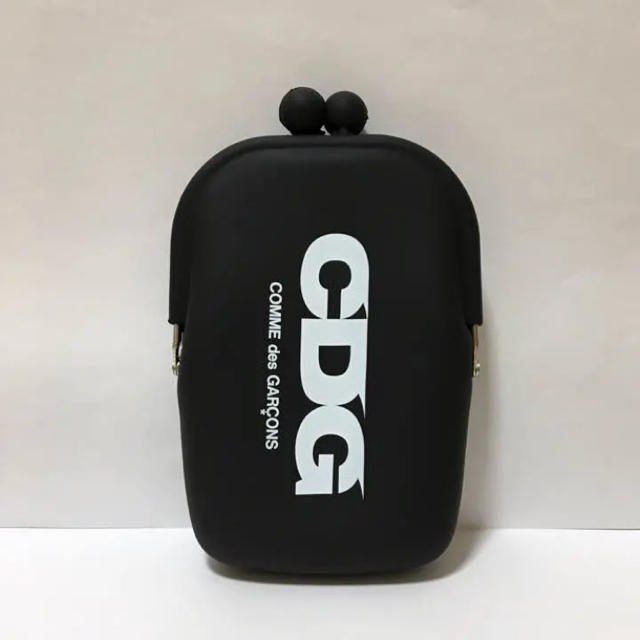 COMME des GARCONS(コムデギャルソン)の【新品未使用】CDG コムデギャルソン ロゴ がま口ポーチ メンズのファッション小物(コインケース/小銭入れ)の商品写真