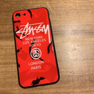 ステューシー(STUSSY)のステューシースマホケース iPhone7 iPhone8(iPhoneケース)