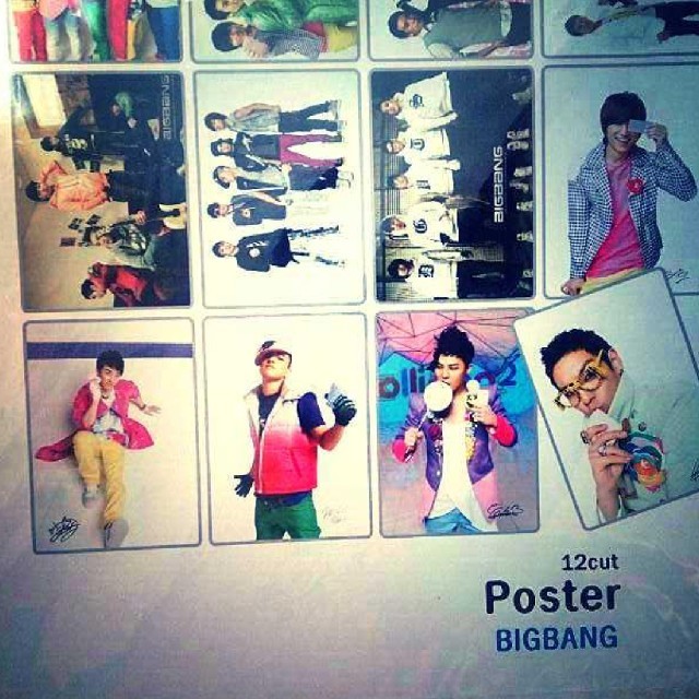 BIGBANG(ビッグバン)の2007年韓国で購入　BIGBANGのポスター12カット　12枚 エンタメ/ホビーのタレントグッズ(アイドルグッズ)の商品写真