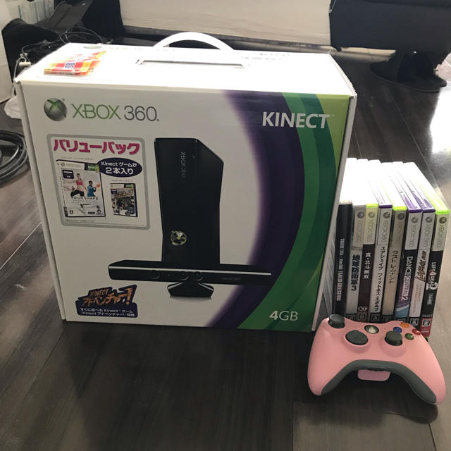 Xbox360(エックスボックス360)の☆Xbox360☆黒☆完備品☆ エンタメ/ホビーのゲームソフト/ゲーム機本体(家庭用ゲーム機本体)の商品写真