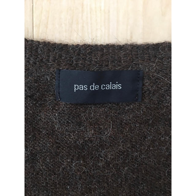 pas de calais(パドカレ)のpas de calais アルパカ ロングチュニック レディースのワンピース(ひざ丈ワンピース)の商品写真