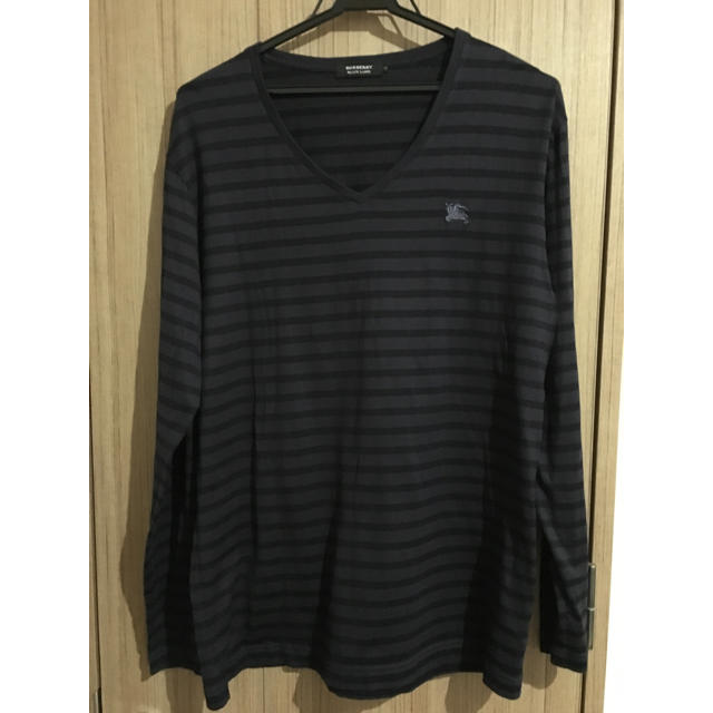 BURBERRY BLACK LABEL(バーバリーブラックレーベル)の激カワ！ボーダーロンT メンズのトップス(Tシャツ/カットソー(七分/長袖))の商品写真