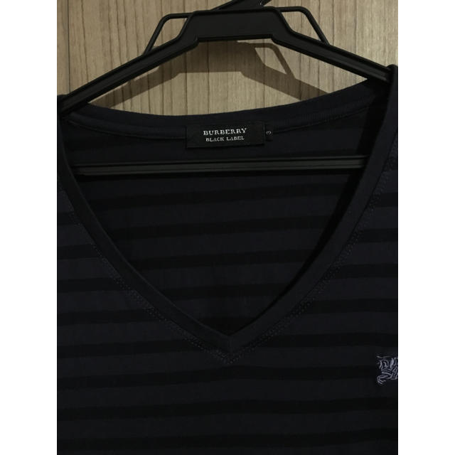 BURBERRY BLACK LABEL(バーバリーブラックレーベル)の激カワ！ボーダーロンT メンズのトップス(Tシャツ/カットソー(七分/長袖))の商品写真