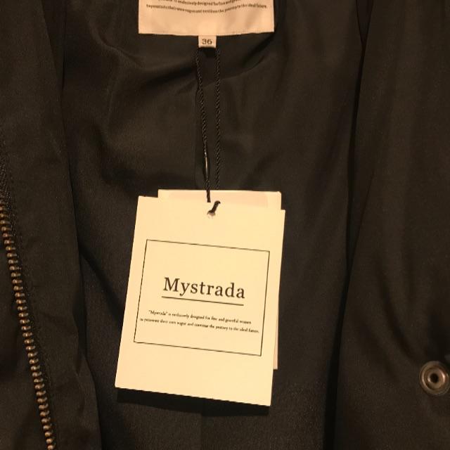 Mystrada(マイストラーダ)の［iyona様専用］新品 マイストラーダ  ダウンコート 黒 レディースのジャケット/アウター(ダウンジャケット)の商品写真