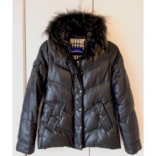 バーバリーブルーレーベル(BURBERRY BLUE LABEL)の【ナンチャン様専用】BURBERRY BLUE LABEL ダウンジャケット 黒(ダウンジャケット)