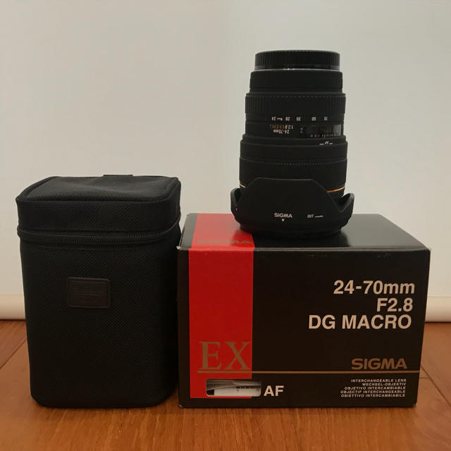 SIGMA(シグマ)のSUGMA 24-70mm F2.8 DG MACRO Canon用 スマホ/家電/カメラのカメラ(レンズ(ズーム))の商品写真