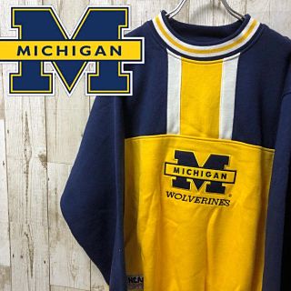 【激レア】NCAA ミシガン大学 スウェット トレーナー L MICHIGAN(スウェット)