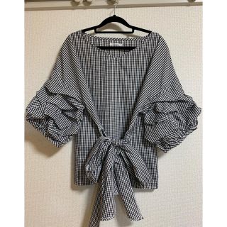 アベイル(Avail)の大きいサイズ☆ギンガムチェックブラウス(シャツ/ブラウス(半袖/袖なし))