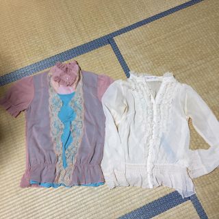 アナップ(ANAP)のアナップ   ANAP シャツ ブラウス 二枚 セット(シャツ/ブラウス(長袖/七分))