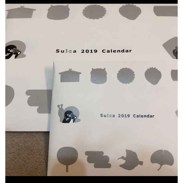 非売品 2019年 JR東日本 Suica ペンギン 壁掛けu0026卓上カレンダー