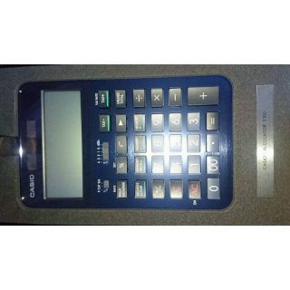 カシオ(CASIO)のCASIO プレミアム電卓S100　BU（ネイビー）(オフィス用品一般)