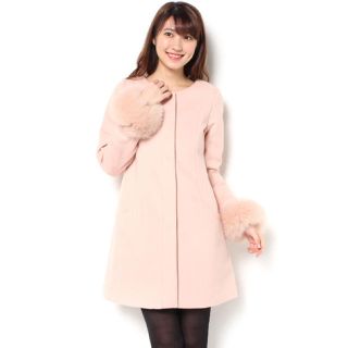 セシルマクビー(CECIL McBEE)のセシルマクビー 新品 ビジュー フォックス ファーコート (毛皮/ファーコート)