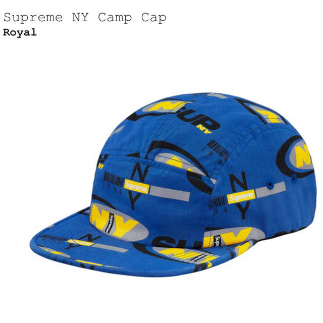 定価以下 Supreme NY Camp Cap ロイヤル