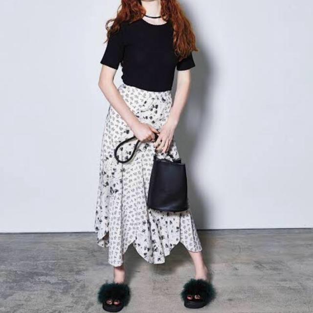 moussy(マウジー)のMIXTURE PATTERN FLARE SKIRT レディースのスカート(ロングスカート)の商品写真