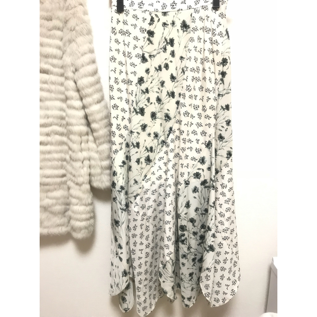 moussy(マウジー)のMIXTURE PATTERN FLARE SKIRT レディースのスカート(ロングスカート)の商品写真