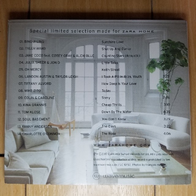 ZARA HOME(ザラホーム)の【美品】 ZARA HOME CD feeling good ザラホーム エンタメ/ホビーのCD(ワールドミュージック)の商品写真