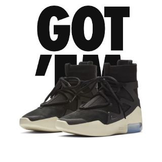 ナイキ(NIKE)のBLACK AIR FEAR OF GOD1(スニーカー)