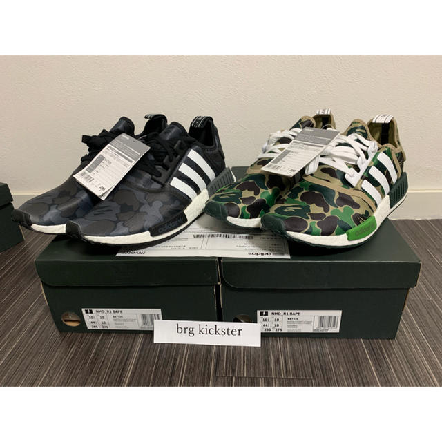 カタログギフトも! - APE BATHING A 28.5 (Olive/Black)セット Bape