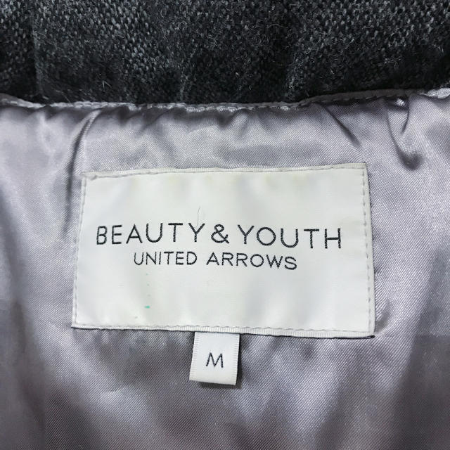 BEAUTY&YOUTH UNITED ARROWS(ビューティアンドユースユナイテッドアローズ)のビューティー&ユースユナイテッドアローズ ツイードダウンジャケット レディースのジャケット/アウター(ダウンジャケット)の商品写真